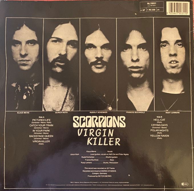 Scorpions Virgin Killer 1976 г. | Купить антиквариат на аукционе